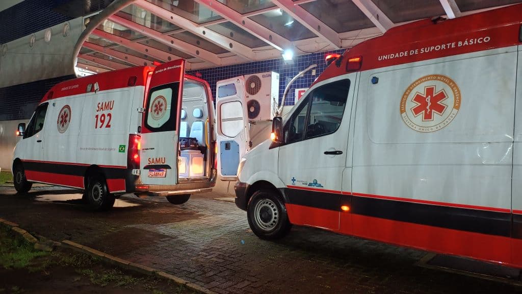 Criança atropelada em Pontal do Paraná é transferida para o Hospital do Trabalhador