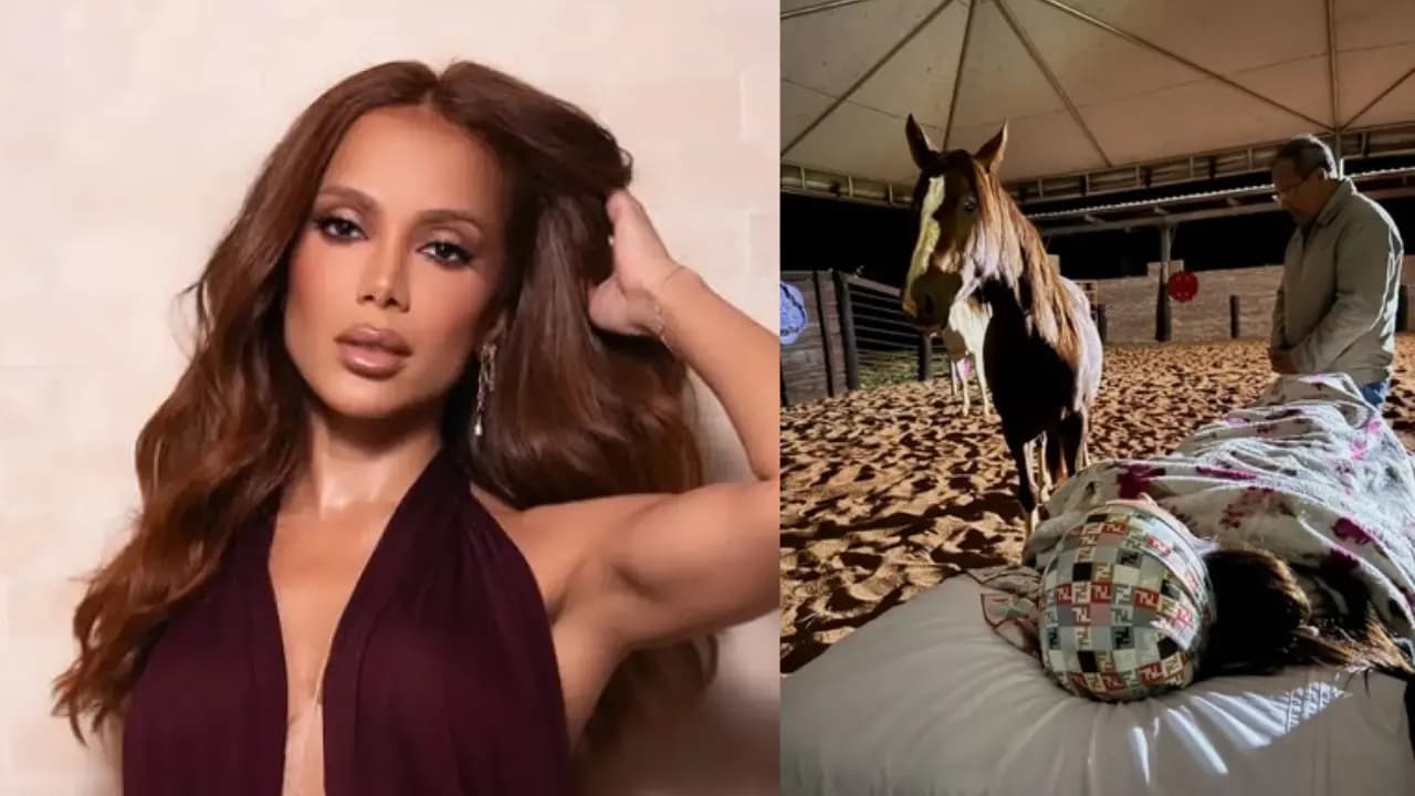 Anitta realiza terapia com cavalos e  e participa de ritual inusitado; entenda