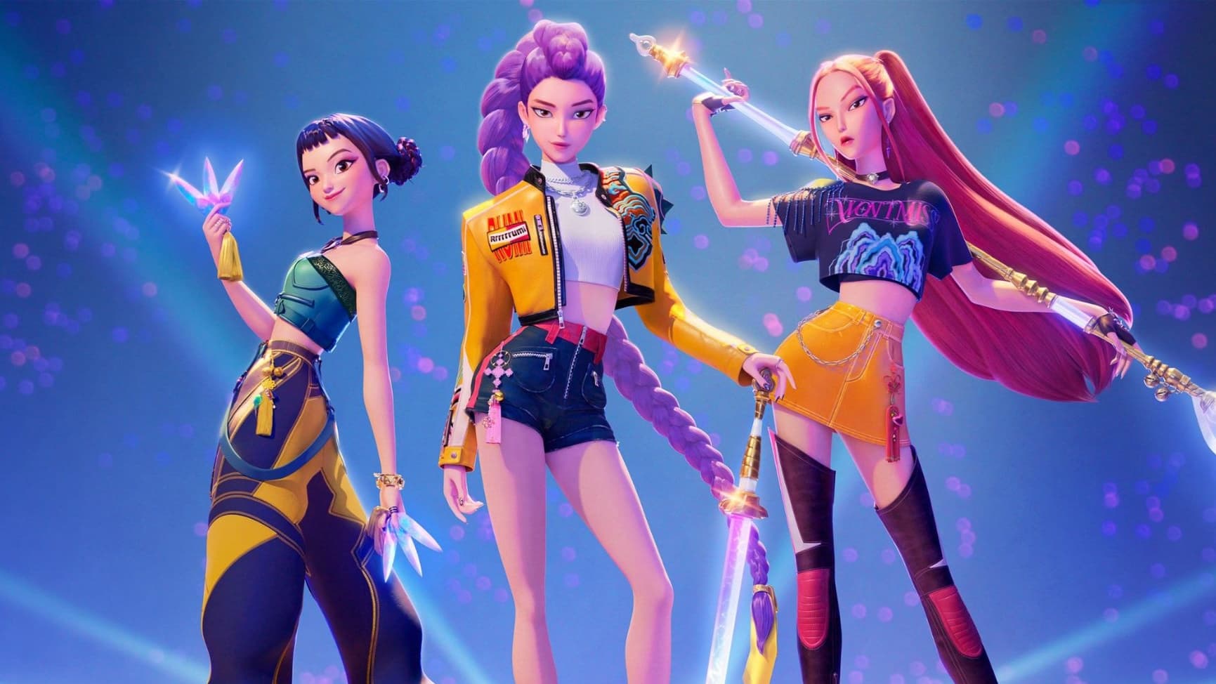 Guerreiras do K-pop traz combinação inusitada que funciona perfeitamente