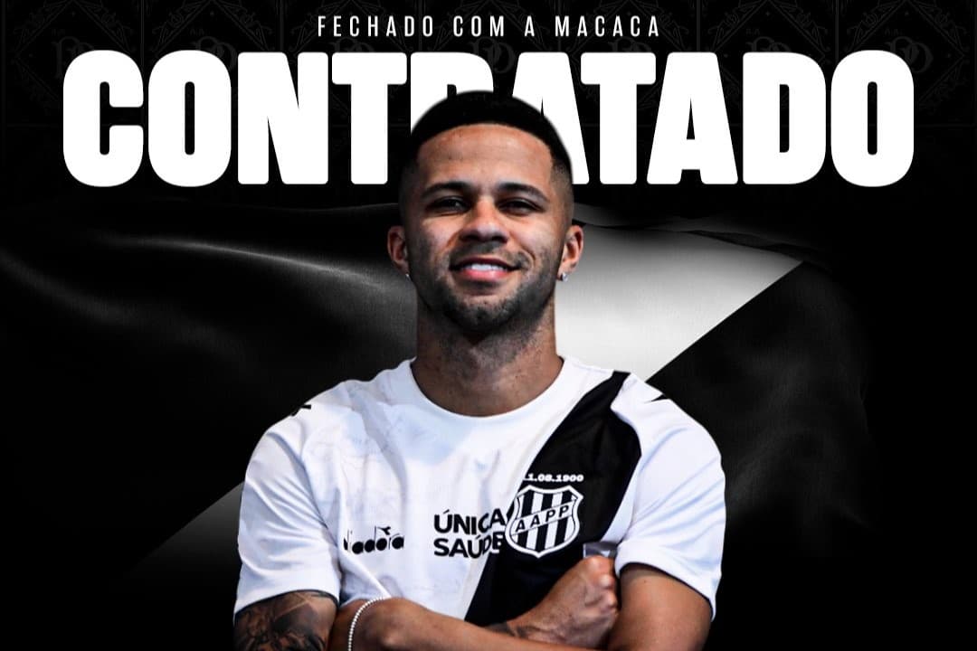 Ex-Santos, Serginho é anunciado como reforço da Ponte Preta para 2025
