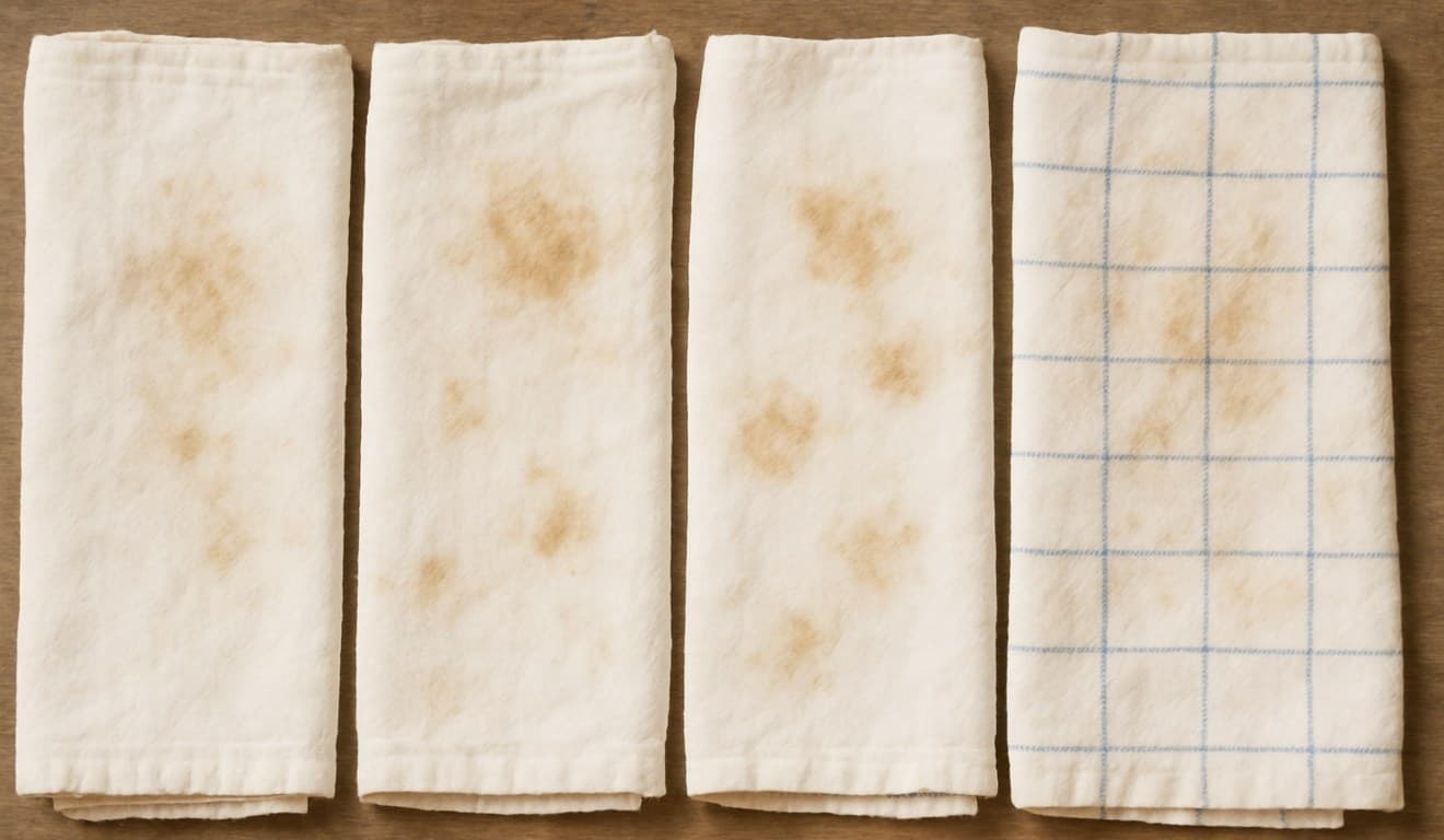 Como desencardir pano de prato em 3 passos, sem esfregar e sem danificar tecido