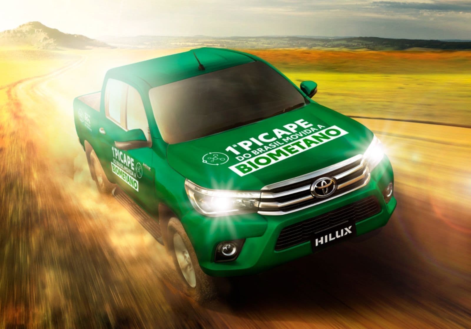 Hilux movida a biometano: saiba o que muda na picape “verde” da Toyota