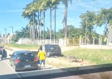 Checamos: vídeo atribuído a acidente no Francês é, na verdade, em Fortaleza